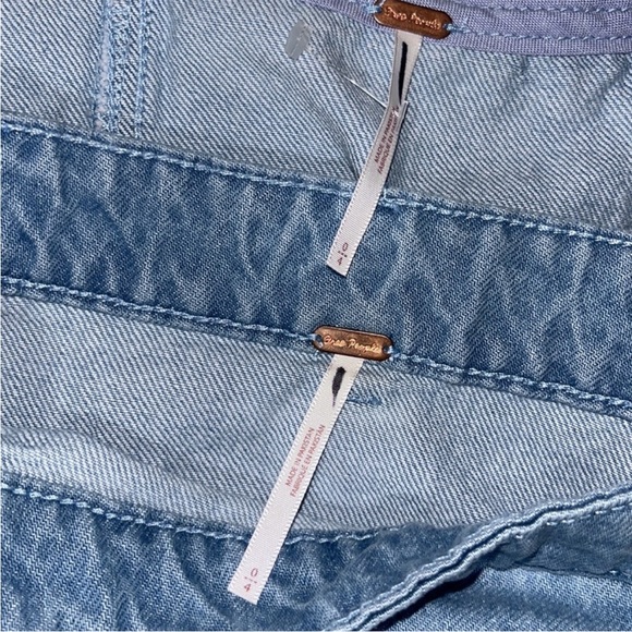 NWOT Free People Scout Denim Set Sz 0 - Picture 10 of 14